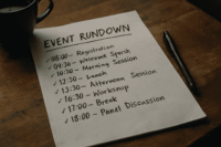 apa yang dimaksud dengan rundown event