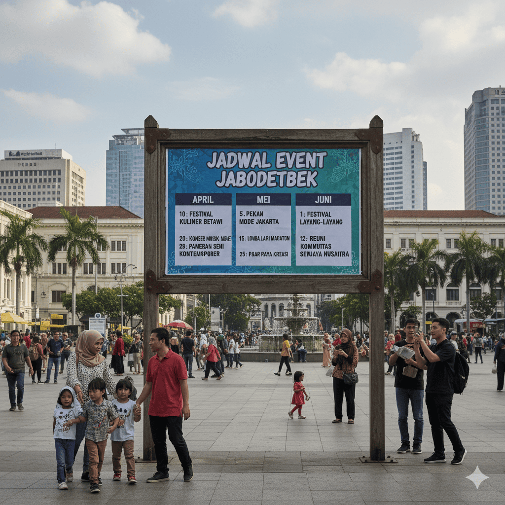 Jadwal Event Jabodetabek 2026 : Jadwal Lengkap Festival, Konser, Expo, dan Event Komunitas